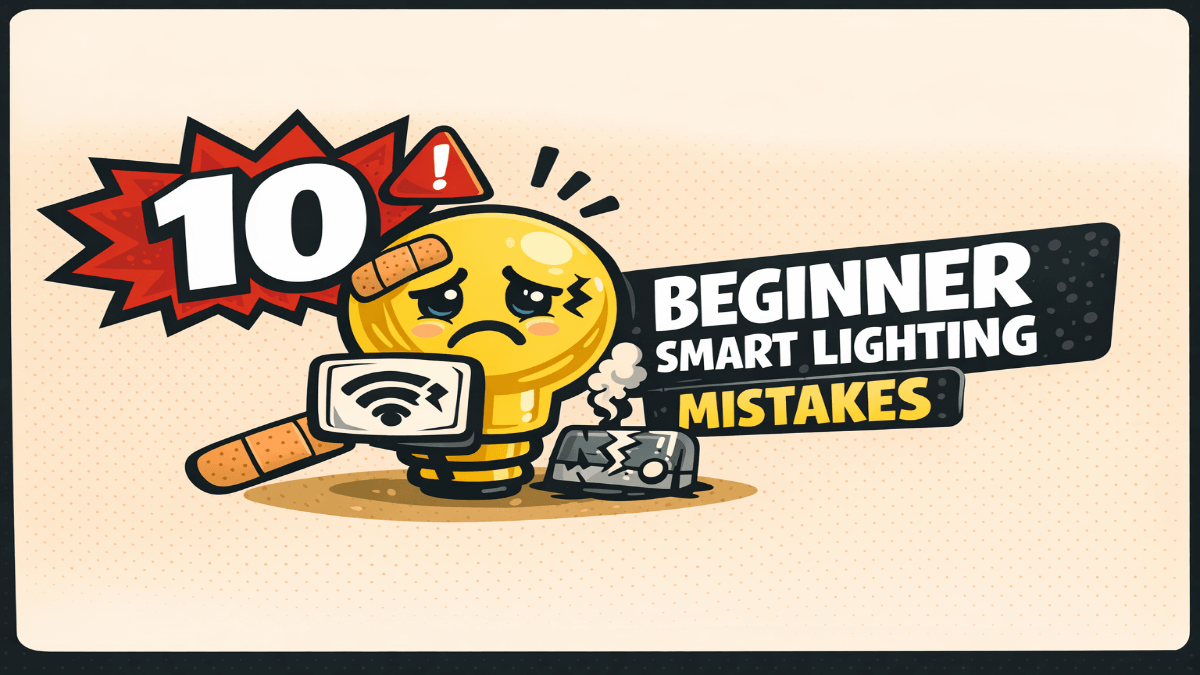 10 Beginner Mistakes in Smart Lighting