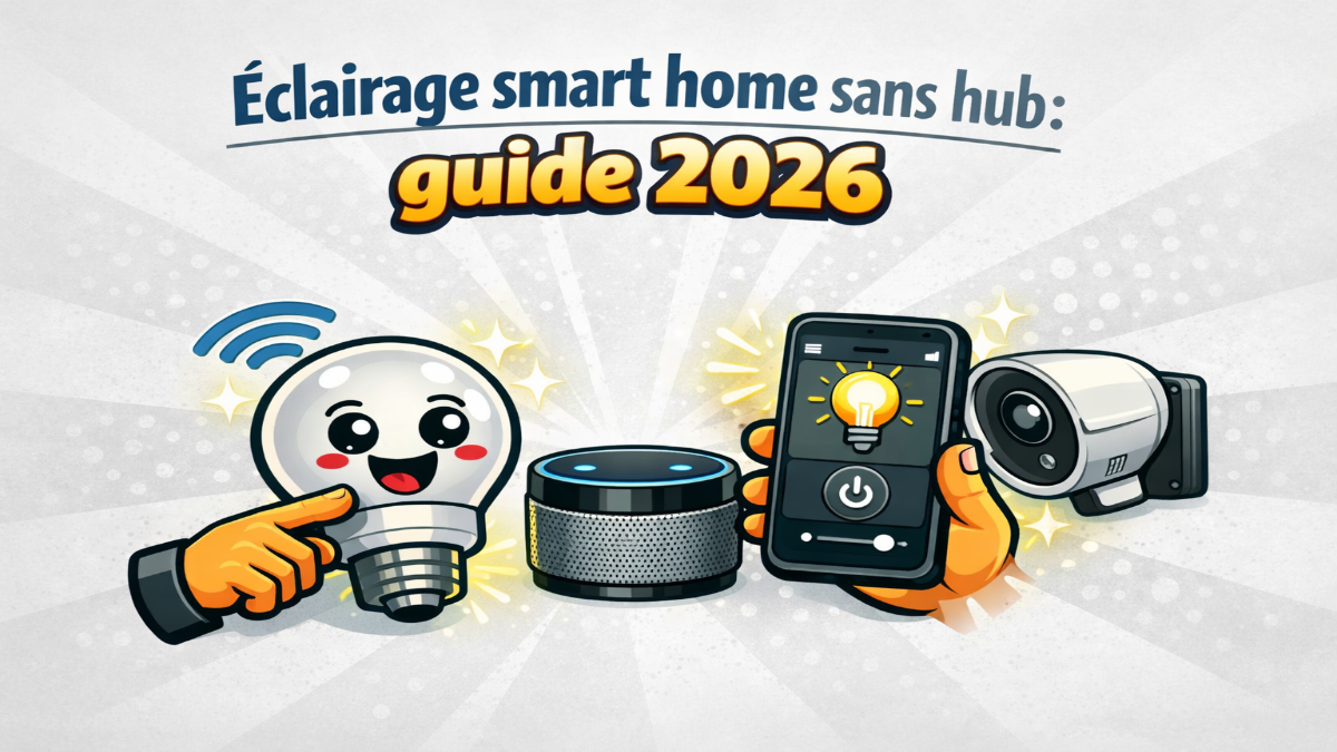 Éclairage connecté sans hub : guide 2026