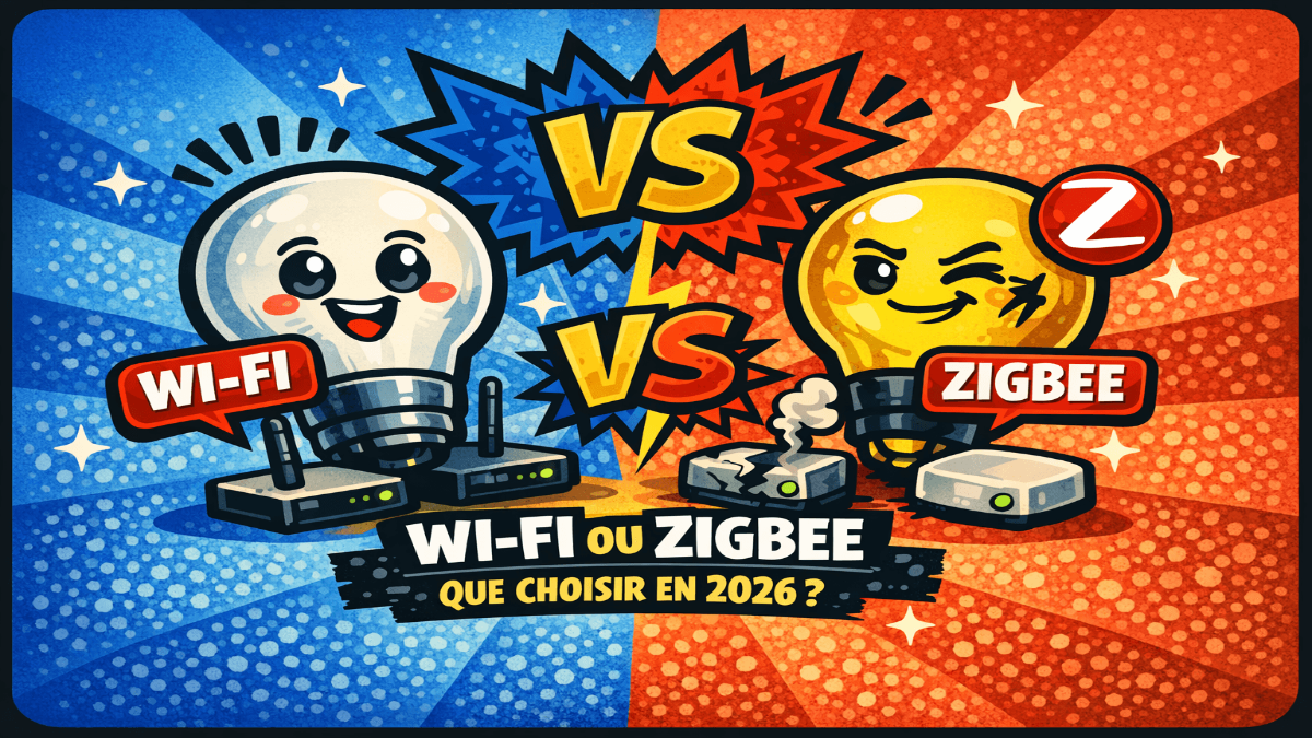 Ampoule Wi-Fi vs Zigbee: que choisir en 2026?